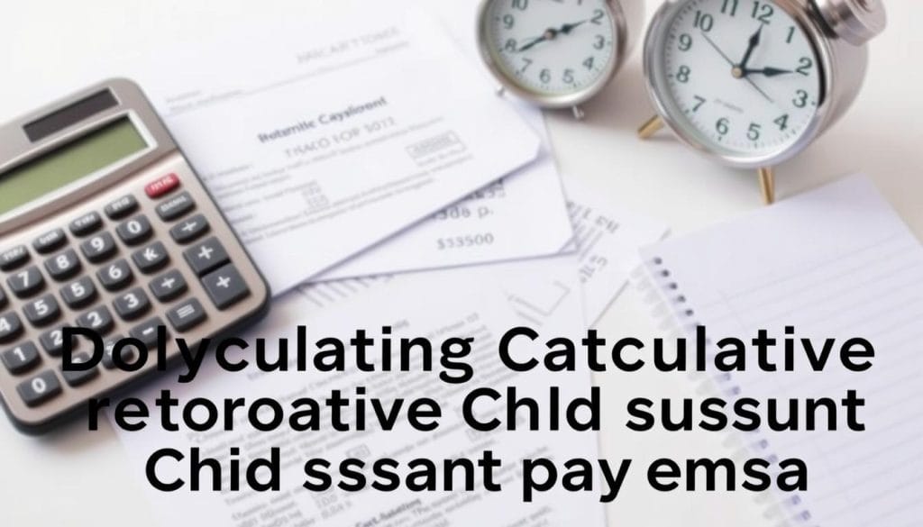 Calculating retroactive support payments