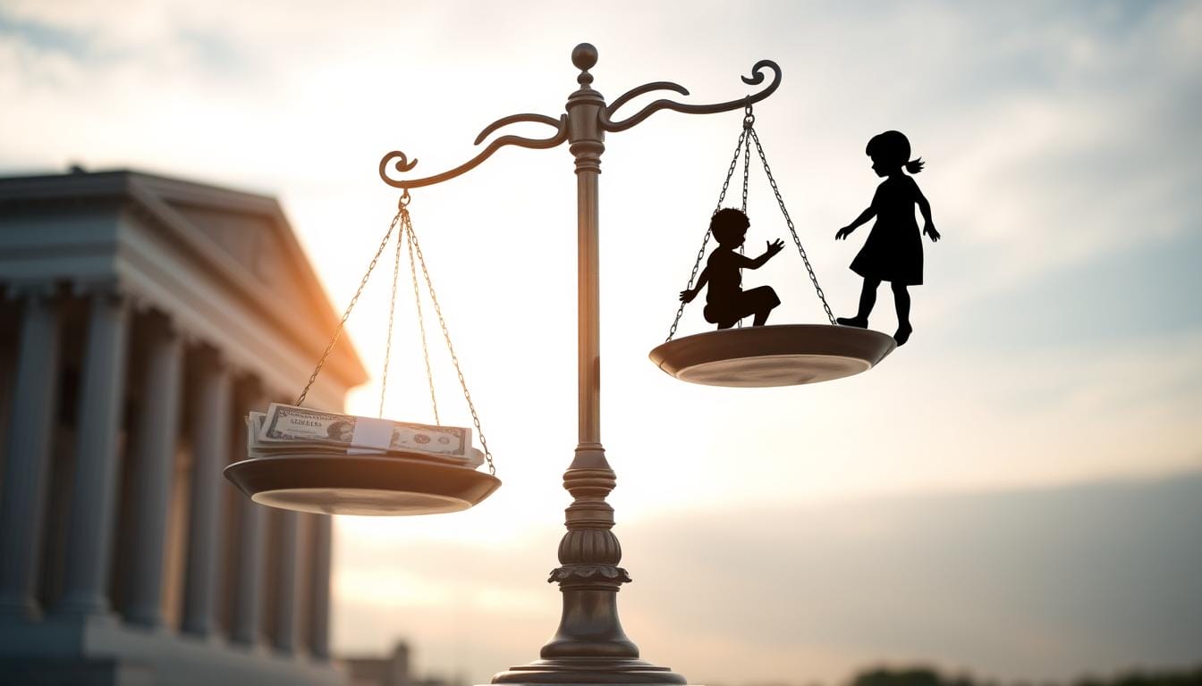 is it illegal to collect child support if the child does not live with you